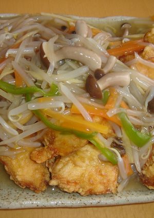 ボリュームたっぷり♫鶏肉のあんかけ-レシピのメイン写真