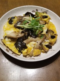 キノコの卵とじ-レシピのメイン写真