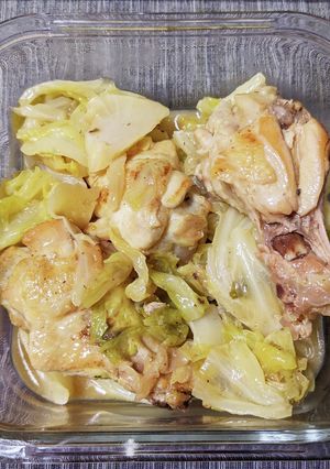 鶏手羽元とキャベツのコンソメ煮-レシピのメイン写真
