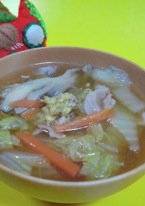 白菜と舞茸の中華スープ-レシピのメイン写真