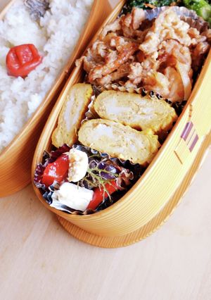 お弁当★仰天パプリカと揚げナスクリチ和え-レシピのメイン写真