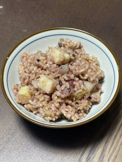 さつま芋ともち黒米入り玄米ご飯♪-レシピのメイン写真