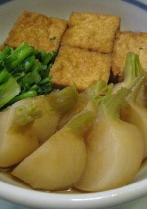 かぶと厚揚げの煮物-レシピのメイン写真