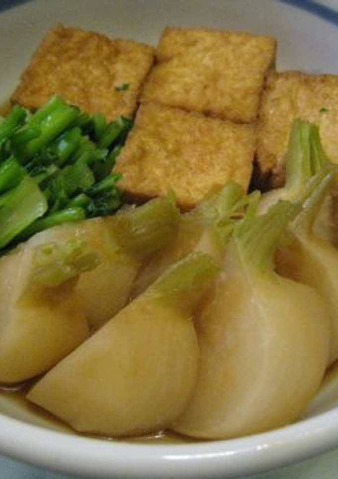 かぶと厚揚げの煮物-レシピのメイン写真