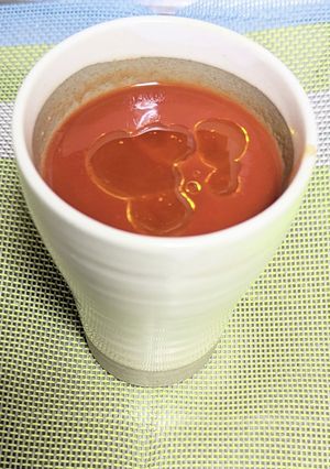 美味しいトマトジュースの飲み方♪-レシピのメイン写真