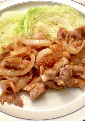 豚肩ロース薄切り肉の生姜焼き-レシピのメイン写真