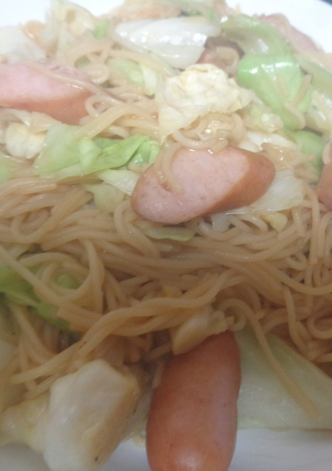 オイスターソース焼きそばと卵スープ-レシピのメイン写真