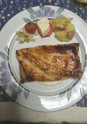 ホタテとタラのムースとサーモンのパイ包み-レシピのメイン写真