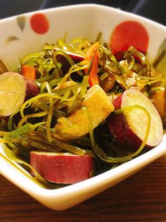 簡単・美味☆切り昆布とさつまいもの煮物-レシピのメイン写真