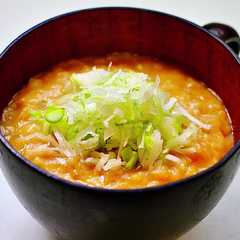 รูปของ 市販の鍋スープで作るお粥