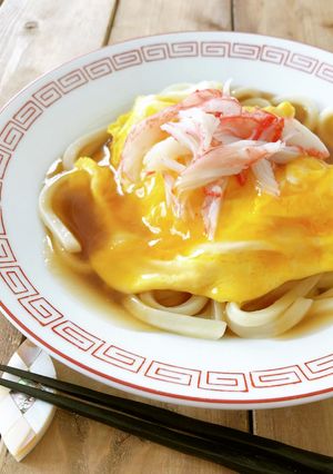 ５分で簡単♪天津うどん／中華風甘酢あん-レシピのメイン写真
