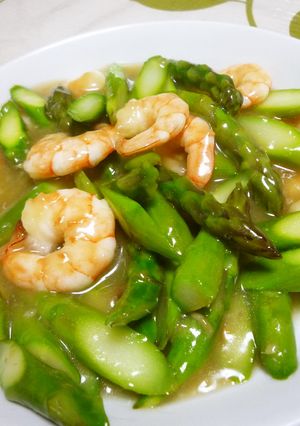 エビとアスパラの中華炒め♪-レシピのメイン写真