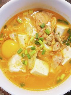 【楽々】ツナ&豆腐の!キムチチゲ-レシピのメイン写真
