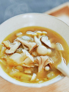 きのこのゆで汁スープ-レシピのメイン写真