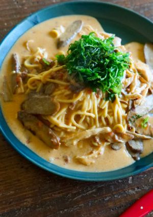糖質制限！蒸し鶏と牛蒡の和風ミートソース-レシピのメイン写真