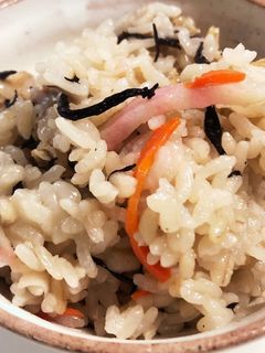 お餅で作る!お手軽おこわ-レシピのメイン写真