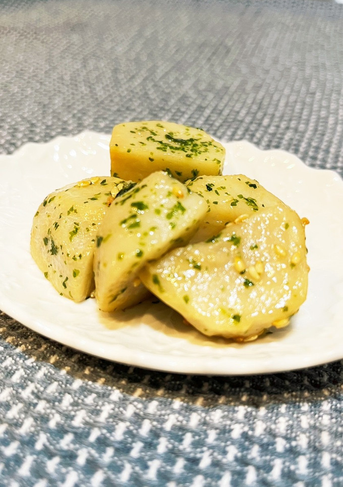 簡単すぎる、里芋のバターしょうゆ♪-レシピのメイン写真