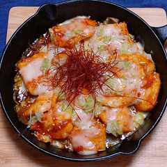 รูปของ チーズブルダック(韓国風辛口チキン)