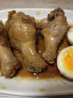 手羽元のこってり甘辛煮。-レシピのメイン写真