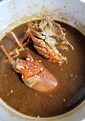 贅沢な 伊勢海老のお味噌汁-レシピのメイン写真