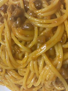 納豆入りトマトパスタ-レシピのメイン写真