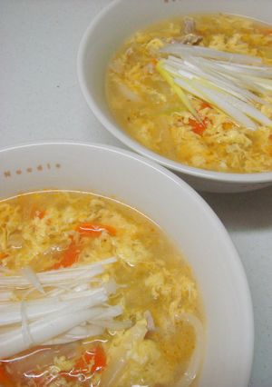 あったかほっこり~とろふわ中華風うどん♪-レシピのメイン写真