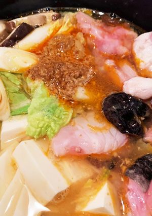 寒い冬にあんこ鍋-レシピのメイン写真