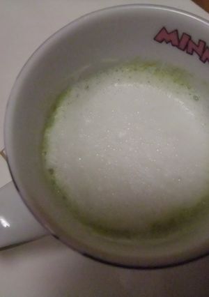 おいし~ぃ!!抹茶ラテ☆-レシピのメイン写真
