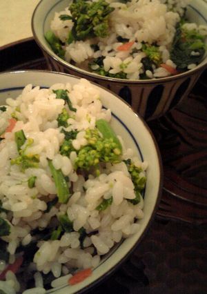 春の味♪菜の花の混ぜご飯-レシピのメイン写真