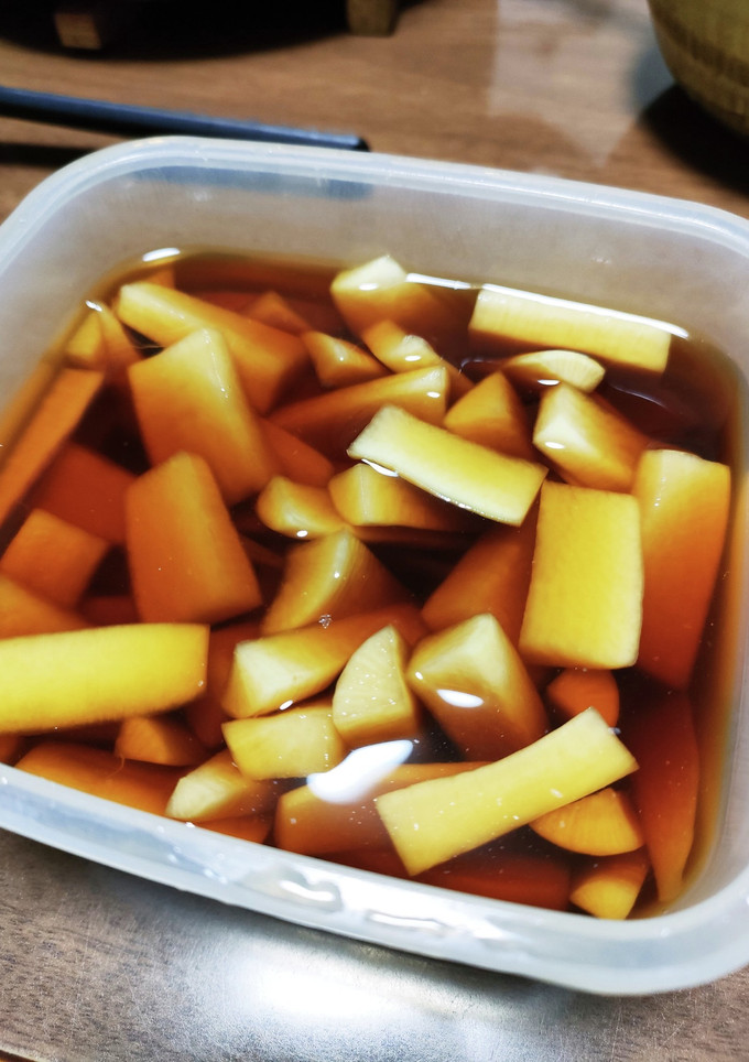 間引き大根の醤油漬け-レシピのメイン写真