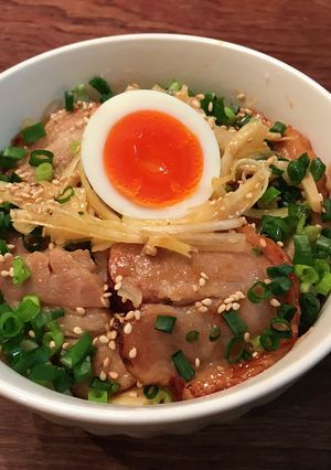 メンマ入りネギチャーシュー丼-レシピのメイン写真