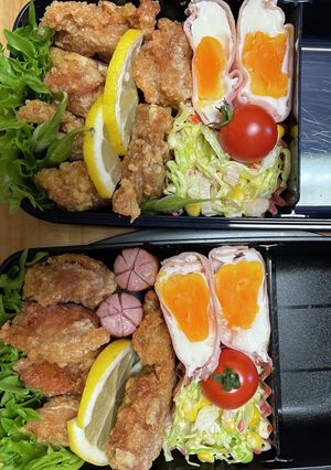 メインは揚げるだけの唐揚げ。-レシピのメイン写真