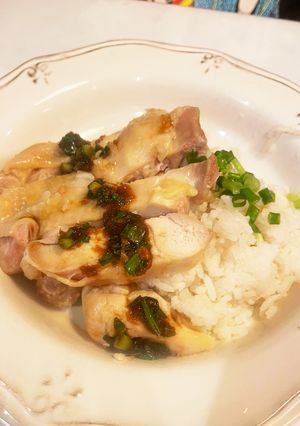 私の炊飯器カオマンガイ-レシピのメイン写真