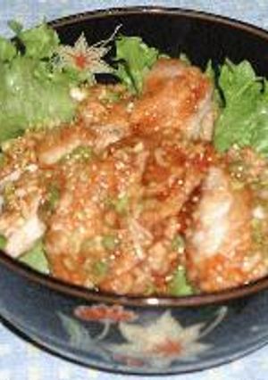鶏香み揚げ丼-レシピのメイン写真