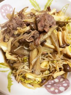 味しみ白滝と牛肉の炒め煮-レシピのメイン写真