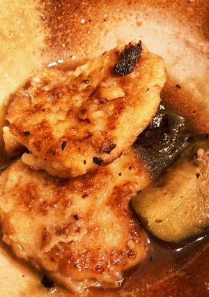 鶏つくねとナスの煮びたし-レシピのメイン写真