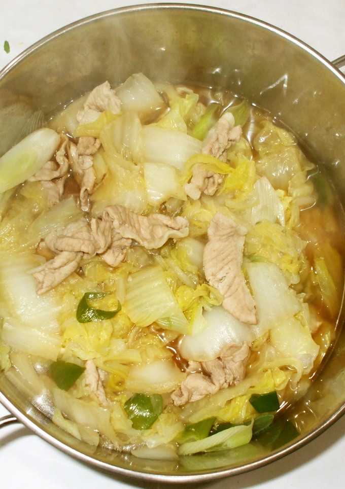 白菜豚肉煮もの♪更年期のぼせほてりに簡単-レシピのメイン写真