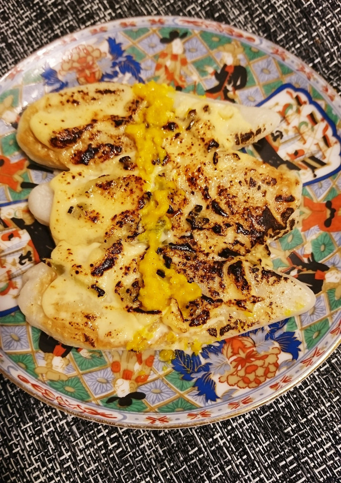 笹かまわさび漬けマヨ焼き柚子のせ-レシピのメイン写真