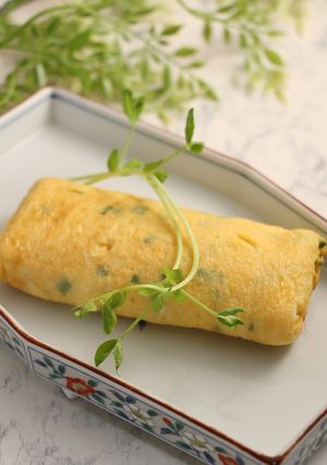 簡単！ネギちくわのうま味卵焼き-レシピのメイン写真