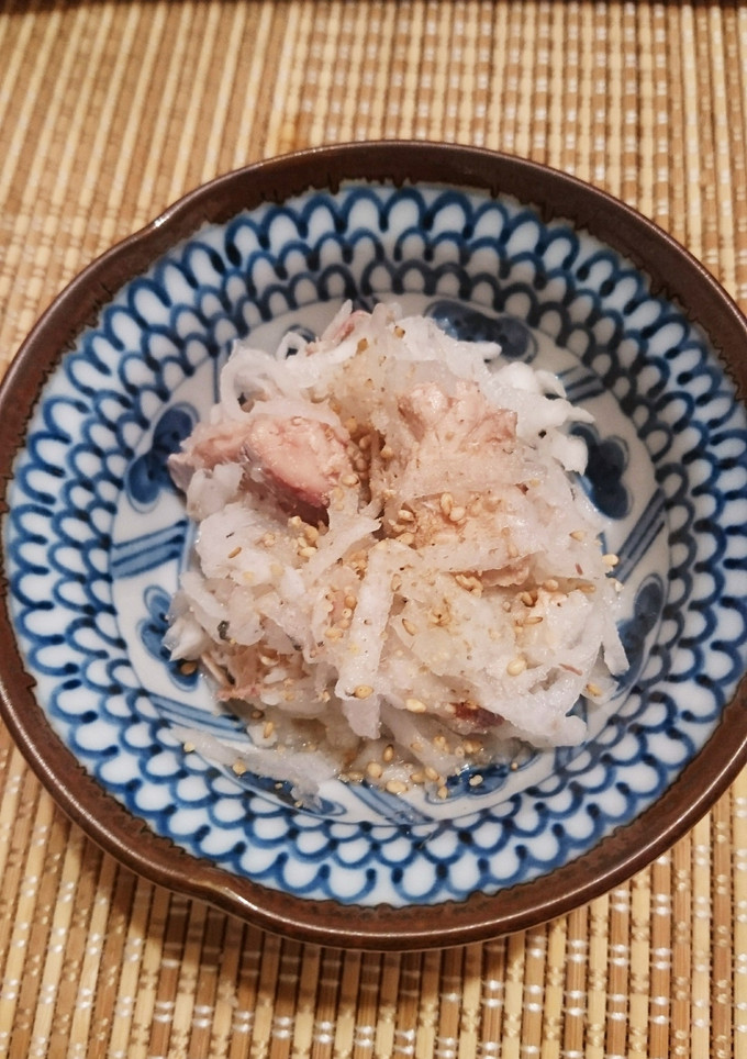 さば水煮缶と大根の酢の物-レシピのメイン写真