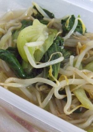 青梗菜ともやしのとろっと中華炒め風-レシピのメイン写真