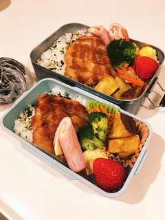 大学1年息子、高1娘弁当 23/1/17-レシピのメイン写真