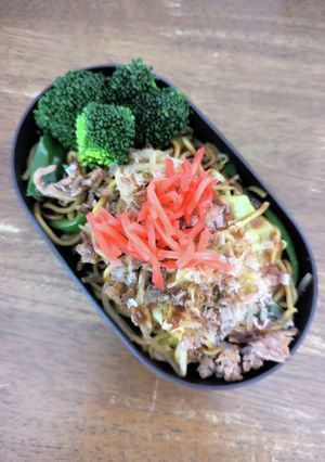 JK☆野菜たっぷりソース焼きそば弁当♪-レシピのメイン写真