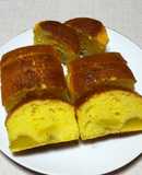 こめ油と牛乳でしっとりさつまいものケーキ