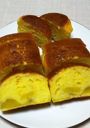 こめ油と牛乳でしっとりさつまいものケーキ-レシピのメイン写真
