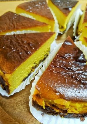 ★かぼちゃの＊バスクチーズケーキ＊♪-レシピのメイン写真