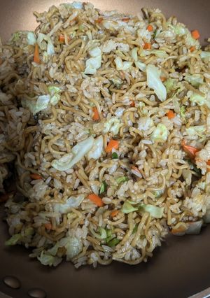 炭水化物爆弾！簡単そば飯 ［男飯？！］-レシピのメイン写真