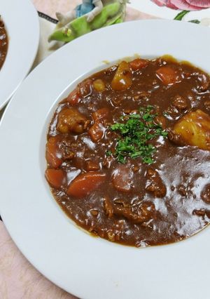 ☆簡単圧力鍋で作るビーフシチュー美味♬-レシピのメイン写真