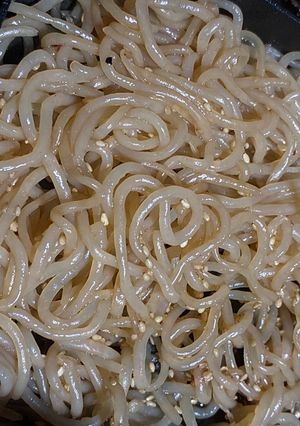 しらたきだけの焼き肉のタレ炒め-レシピのメイン写真