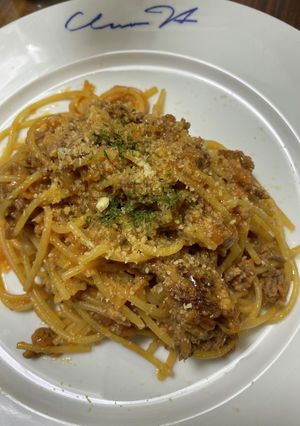 塩不使用！ひき肉ゴロゴロのパスタ！-レシピのメイン写真